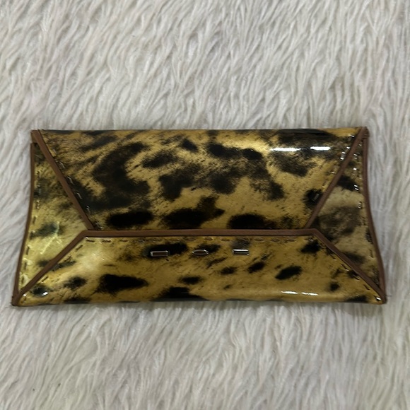 VBH Manila tiger pattern envelope fancy evening clutch purse - Picture 2 of 15